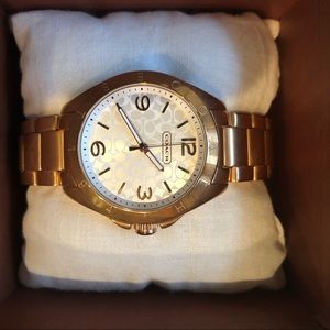 Rose Gold Coach Watch